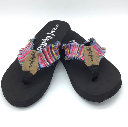 Gypsy Jazz Pink Multi Flip Flop